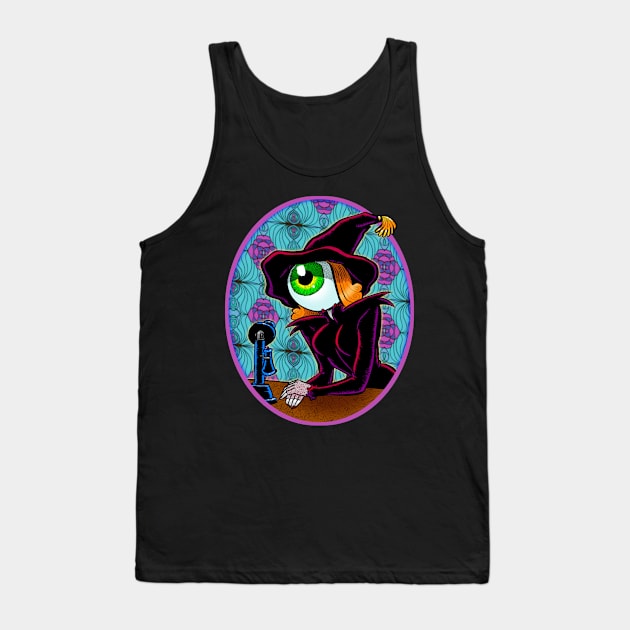 Phone Witch Tank Top by mooncowhand